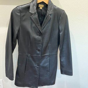 Caslon Leather Blazer